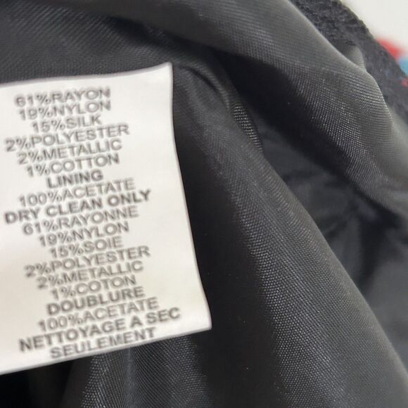 Trina Turk Goodnight Tweed Sheath Dress Size 10 Embroidered Colorful Sleeveless - Picture 7 of 10